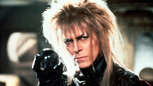 An image of David Bowie performing in the film Labyrinth