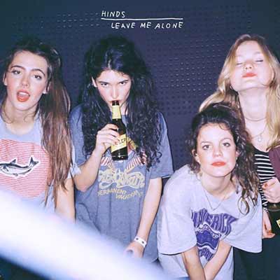 The album art for Hinds' Leave Me Alone