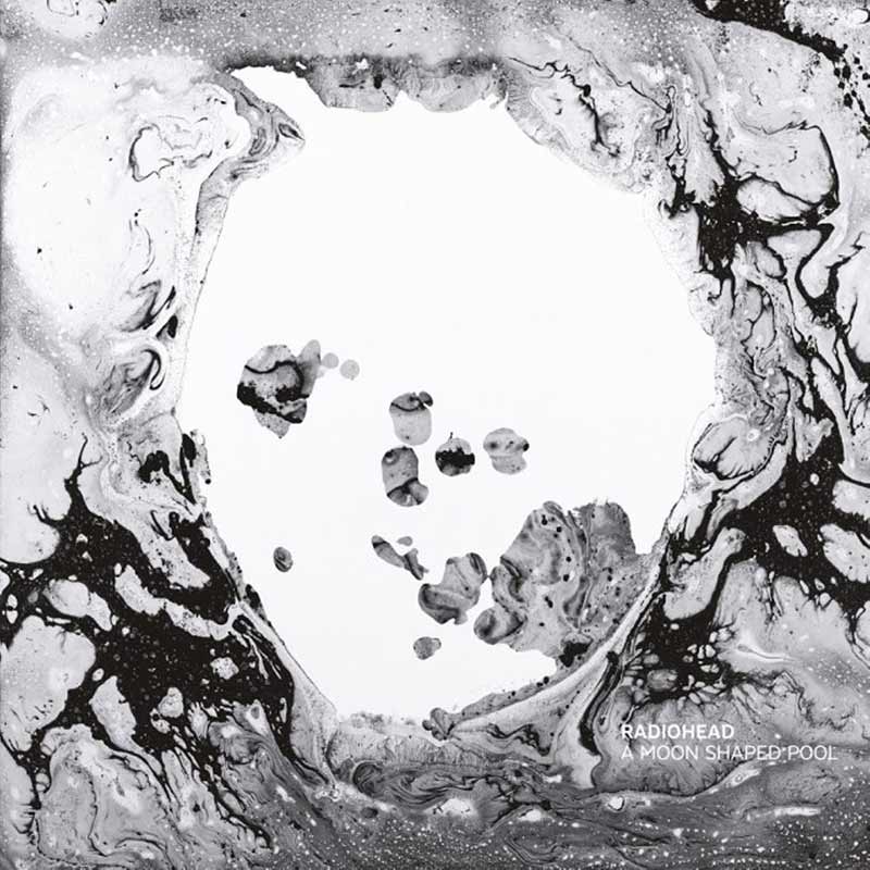 The album art for Radiohead's A Moon Shaped Pool